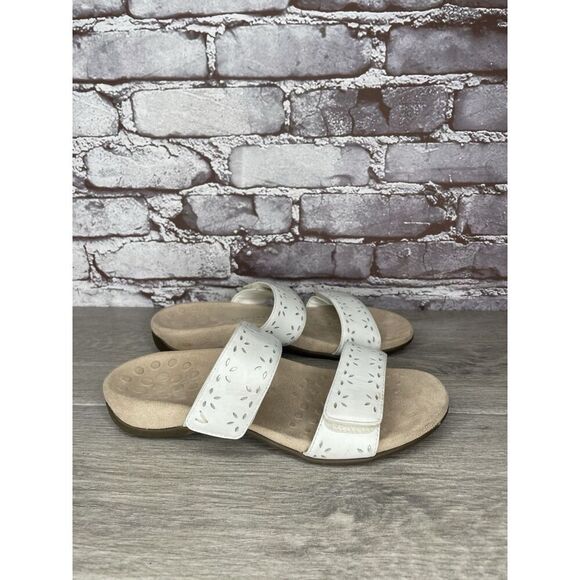 Vionic Randi White Leather Strappy Casual Orthopedic Sandals Women 6.5M US/37EU - Picture 8 of 16